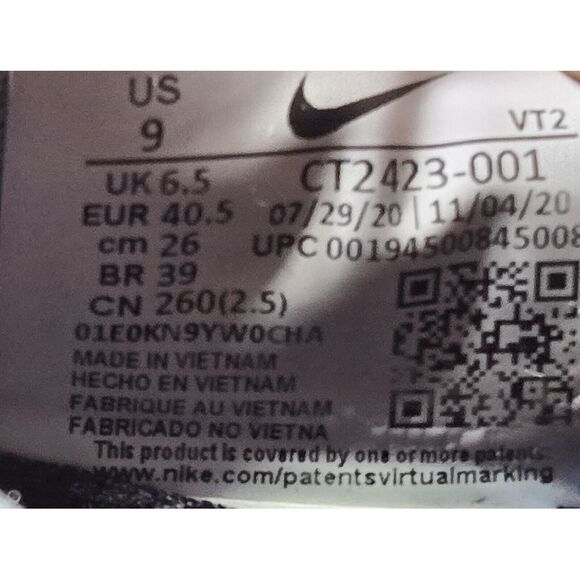 Nike React Infinity Run Flyknit Shoes WMNS 9 Grey Lace Up Low Sneakers Read Desc - Picture 7 of 7